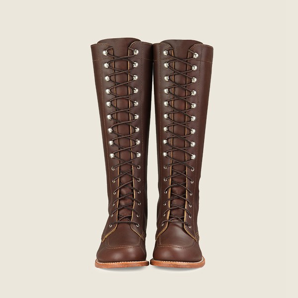 Red Wing Heritage Boots Brown - Womens Gloria - Tall Oro-iginal Leather - 7381-ZGARC